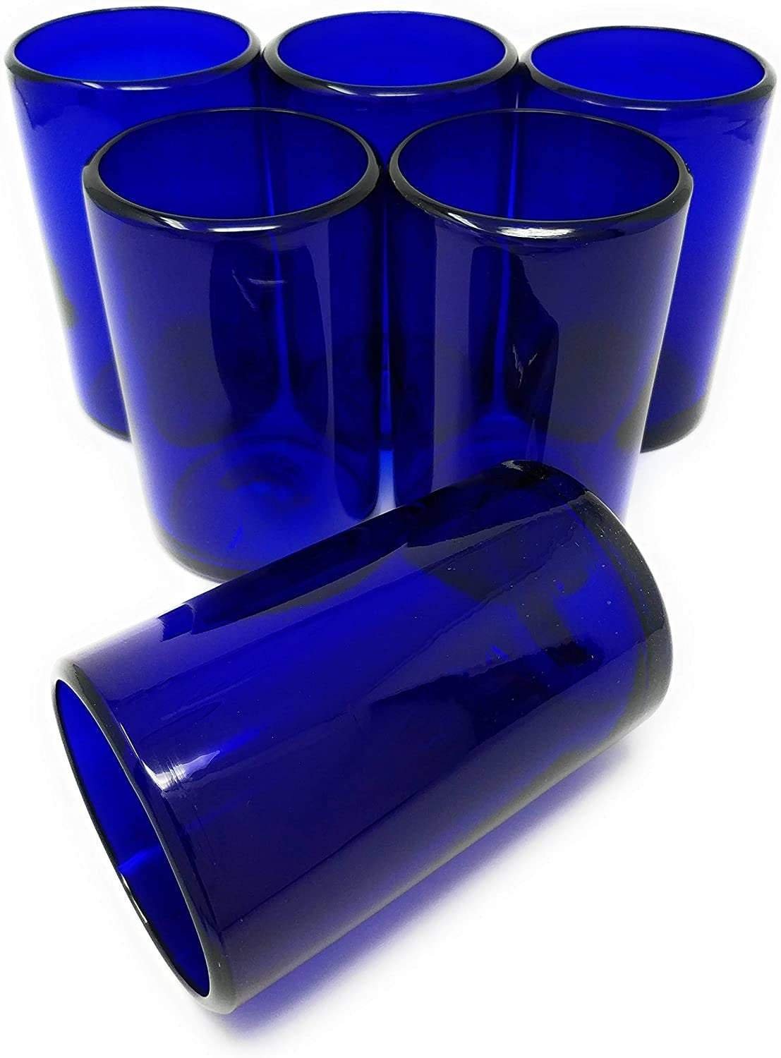 Pure Cobalt Water Glasses - Set of 6