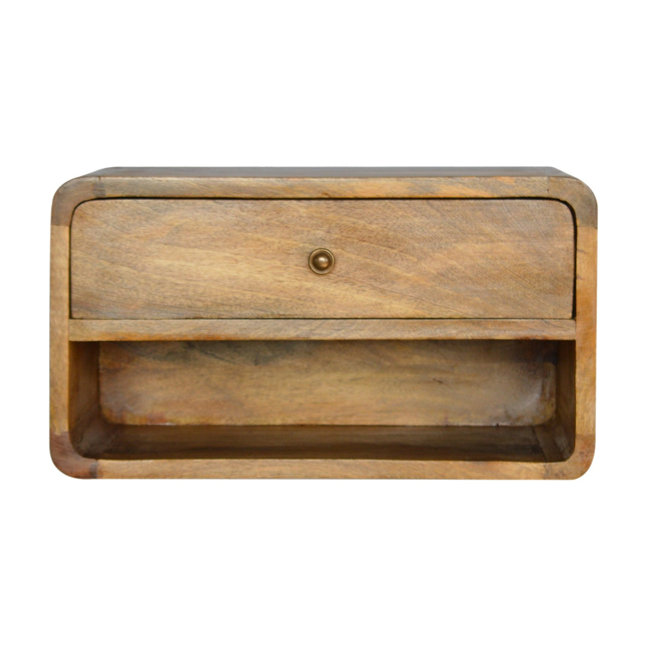 Solid Wood Floating Curve Open Slot