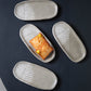 Shallow Organic Oval Platter Mini Set of 4