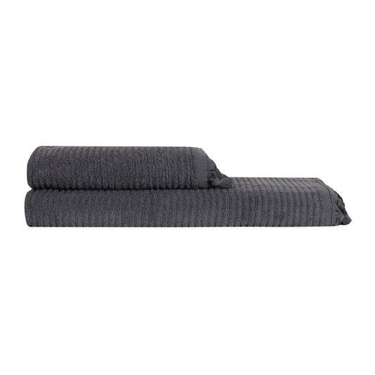 Ribbed Loom Terry Towel Set