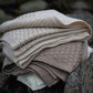 Knit Scallop Throws