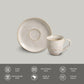 Coffee Cup & Saucer Set of 6