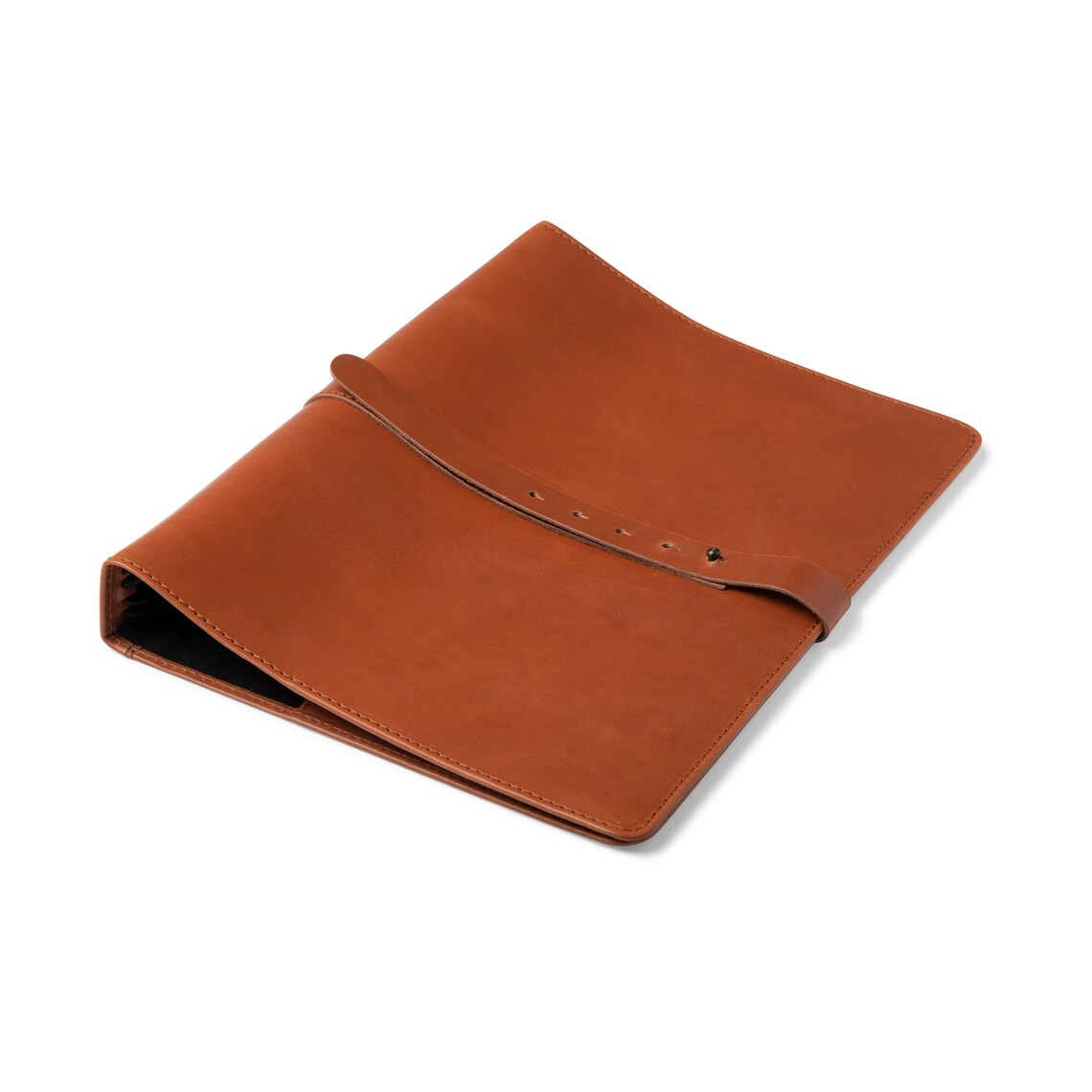 Theodore Leather Cognac Legacy Binder