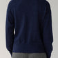CREW NECK BOXY PULLOVER - NAVY