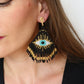 Black Eye Knit Earrings
