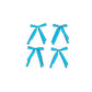 S/4 Moñitas Cyan Napkin Ring - Cyan