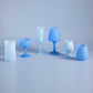 sky + kingfisher | stegg | silicone unbreakable highball glasses