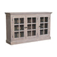 Solid Wood Stone Wash Triple Glazed Cabinet