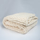 Woven Together Blanket in Creamy Beige