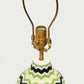 Chevron Inlay Table Lamp