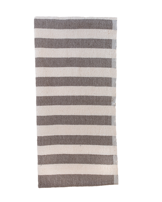 Gray Stripe Hand Towel