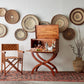 Binga Patterned Brown & Natural Wall Art