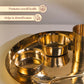 Bronze (Kansa) high hiped plate (Thaali) Set (13.5")