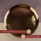 Bronze (Kansa) high hiped plate (Thaali) Set (13.5")