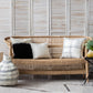 Linear Organic Wool and Silk Throw Pillow