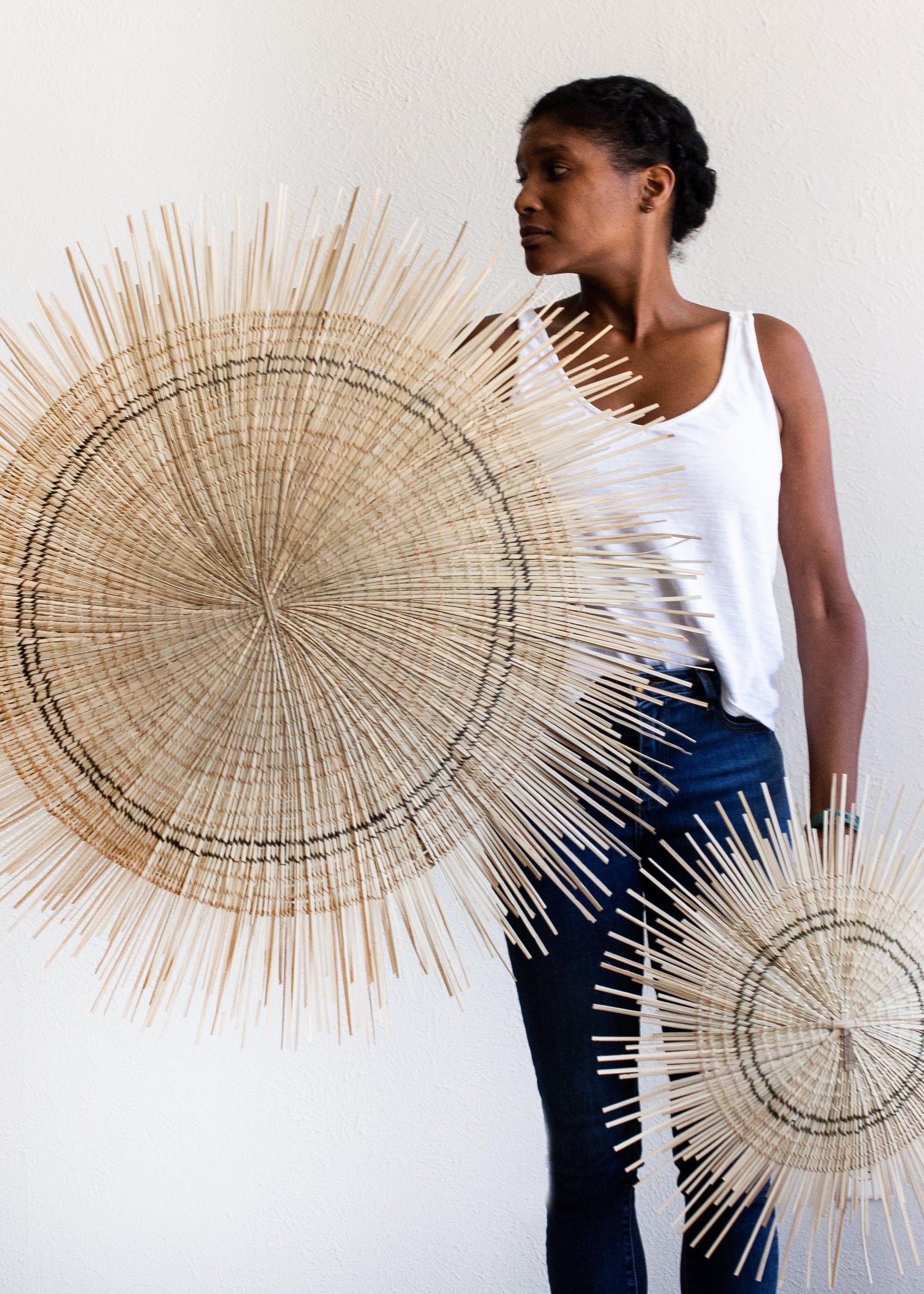 M'Mawa Woven Wall Basket Art