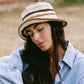 [WS] Fall Bucket Hat - Creme Striped