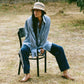 Fall Bucket Hat - Creme Striped