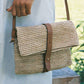 Rosa Woven Satchel Bag | Natural