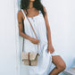 Rosa Woven Satchel Bag | Natural