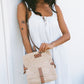 Rosa Woven Satchel Bag | Natural