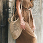 [WS] Maria Woven Market Bag | Natural Fiber Strap