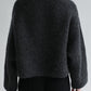 MOMO HANDKNIT CARDIGAN - CHARCOAL