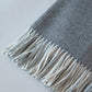 MONO STRIPE THROW - CHARCOAL