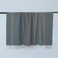 MONO STRIPE THROW - CHARCOAL