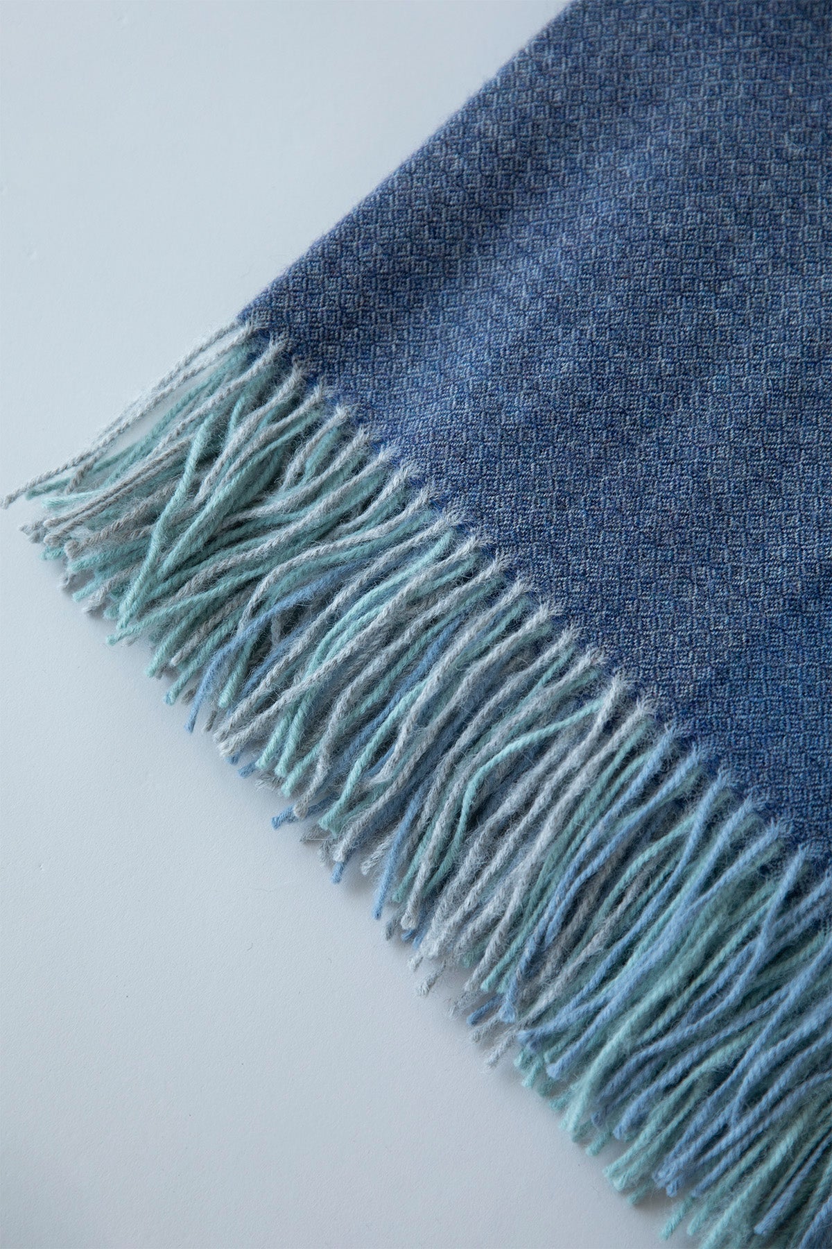 MONO STRIPE THROW - DENIM