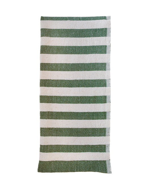 Olive Stripe Hand Towel