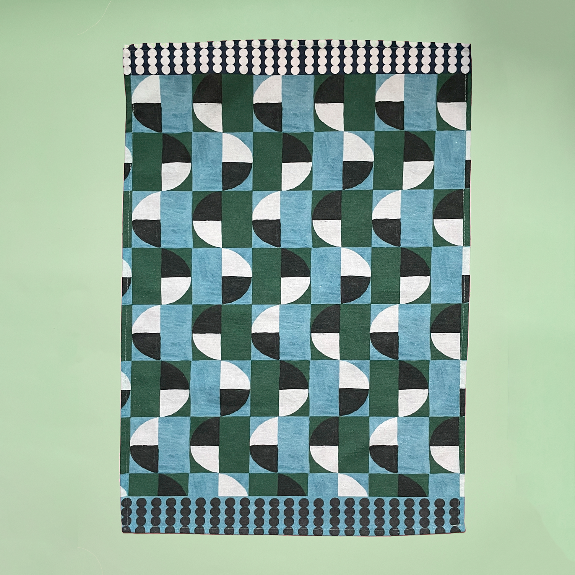 Pop Checkers Organic Tea Towels