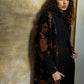ROSALIE COAT - BLACK CAMEL