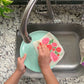 Roses Dish Towel + Sponge Cloth Gift Set