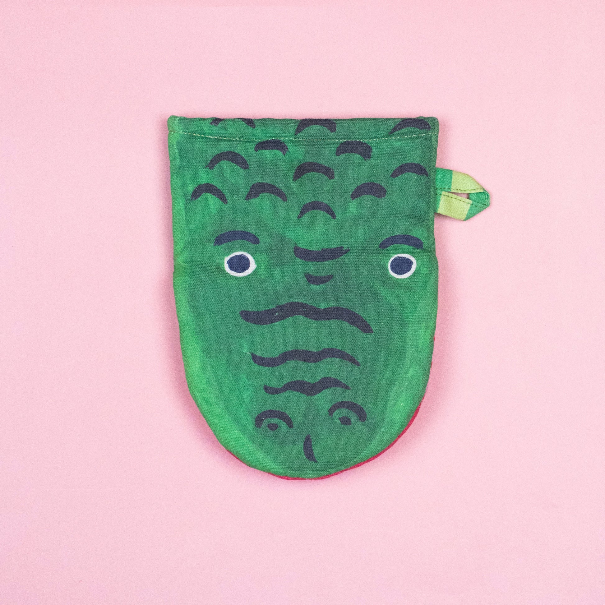 Organic Cotton Alligator Oven Mitt