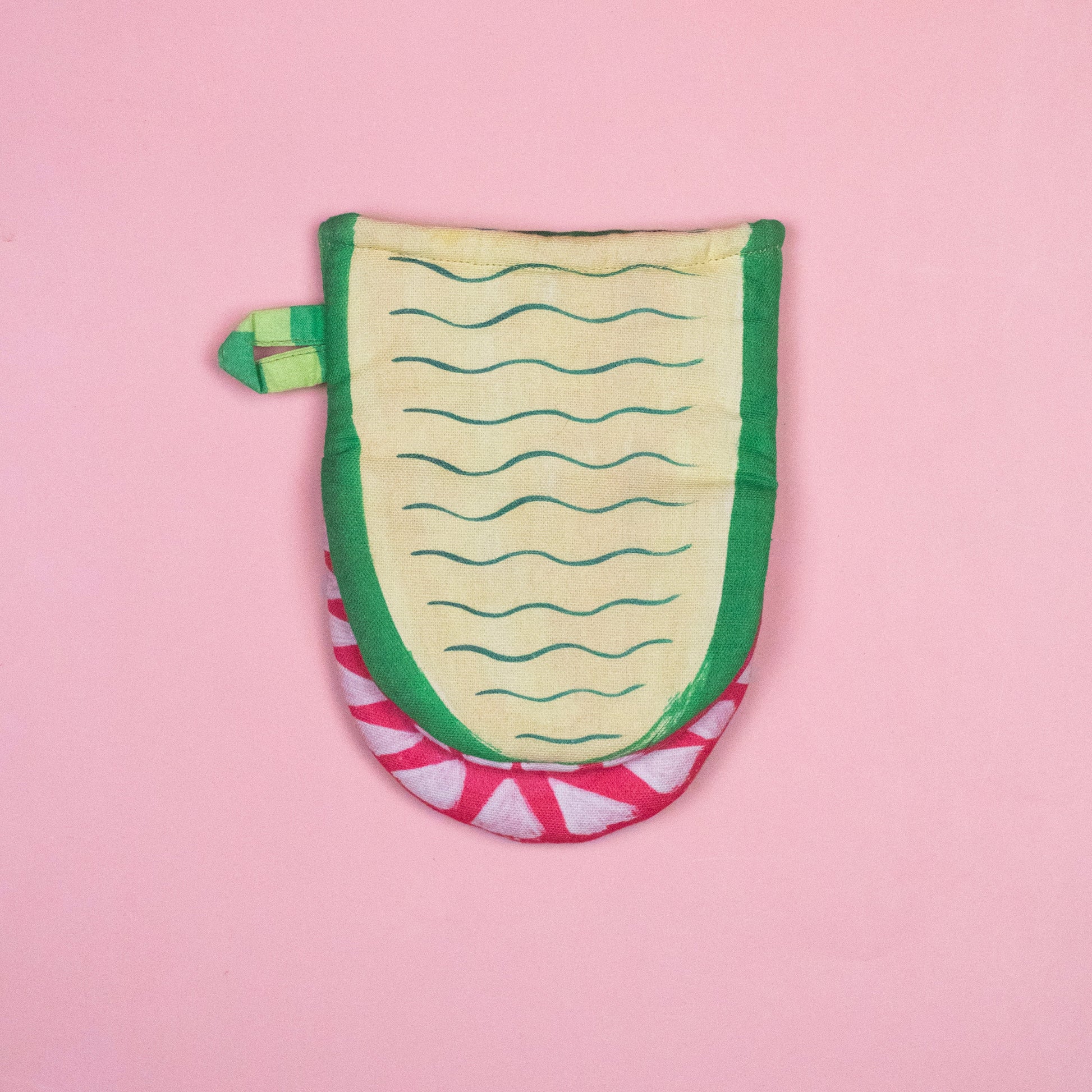 Organic Cotton Alligator Oven Mitt