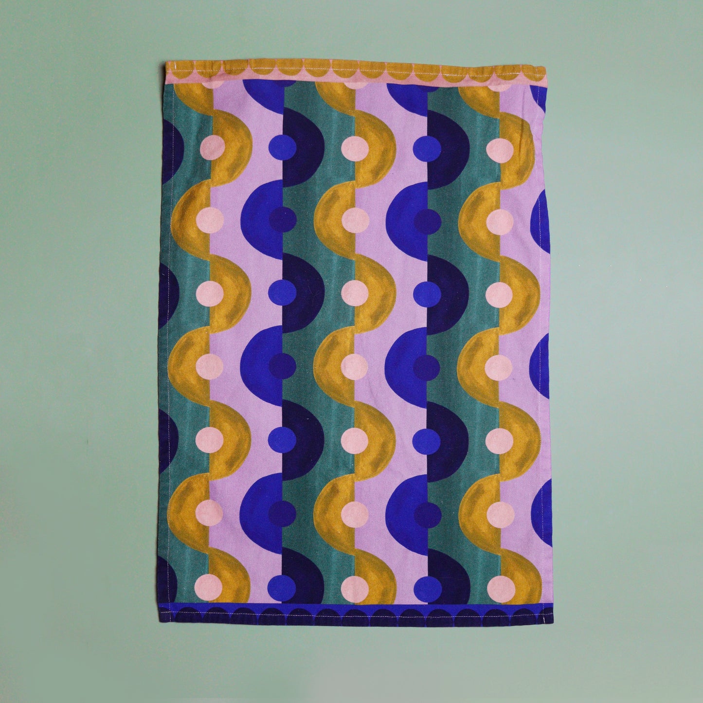 Geo Organic Tea Towel