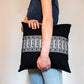Carnation Pillow Cover - Black