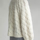 TOMO MIX CABLE HANDKNIT - IVORY