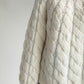 TOMO MIX CABLE HANDKNIT - IVORY