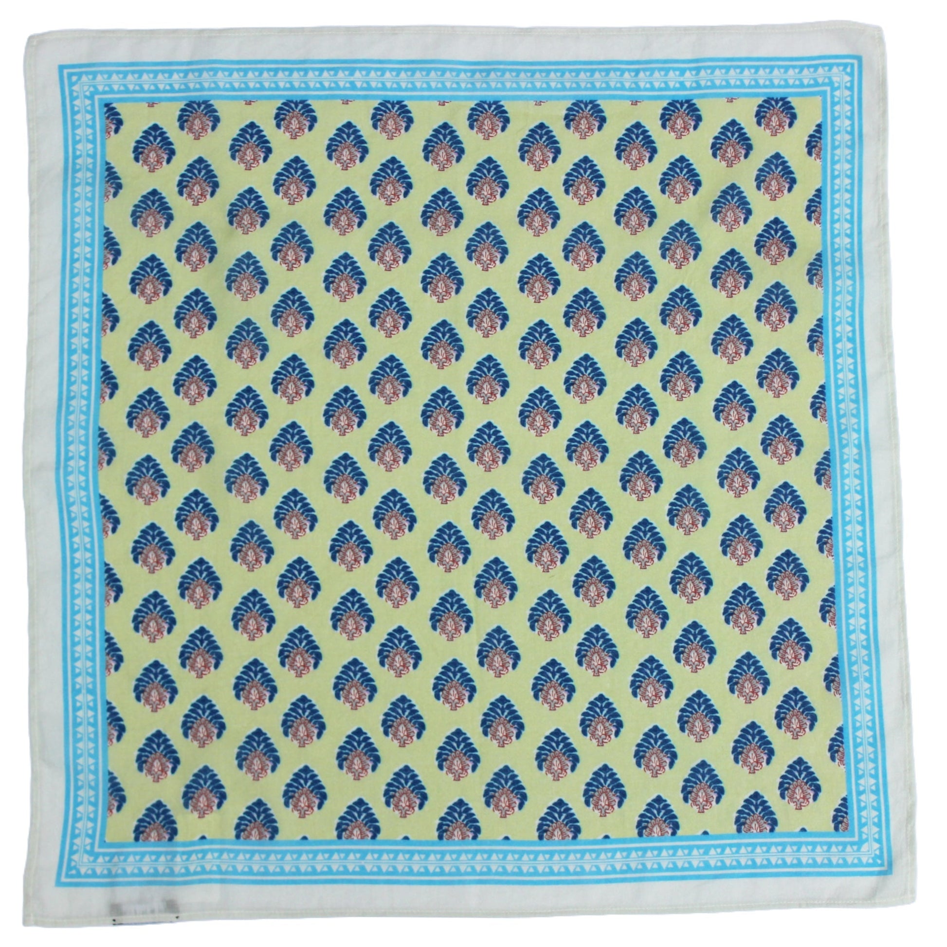 Cabana Palm Cotton Bandana - Pomelo