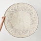 Statement White Washed African Wall Decor Basket
