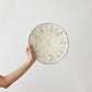 White Washed Handwoven Wall Basket