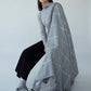 WINDOWPANE THROW - GREY