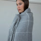 WINDOWPANE THROW - GREY