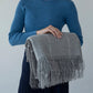 WINDOWPANE THROW - GREY