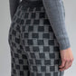 ZOE TROUSERS - GREY IVORY