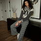 ZOE TROUSERS - GREY IVORY