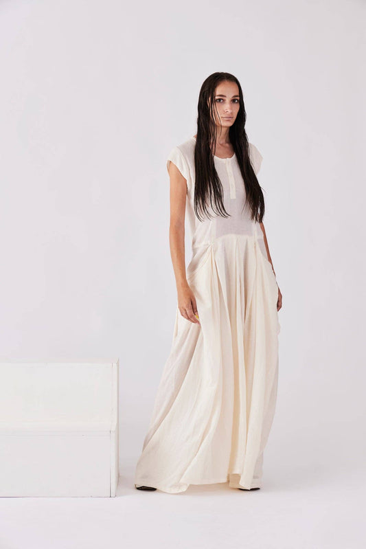 SILKY PYLON DRESS