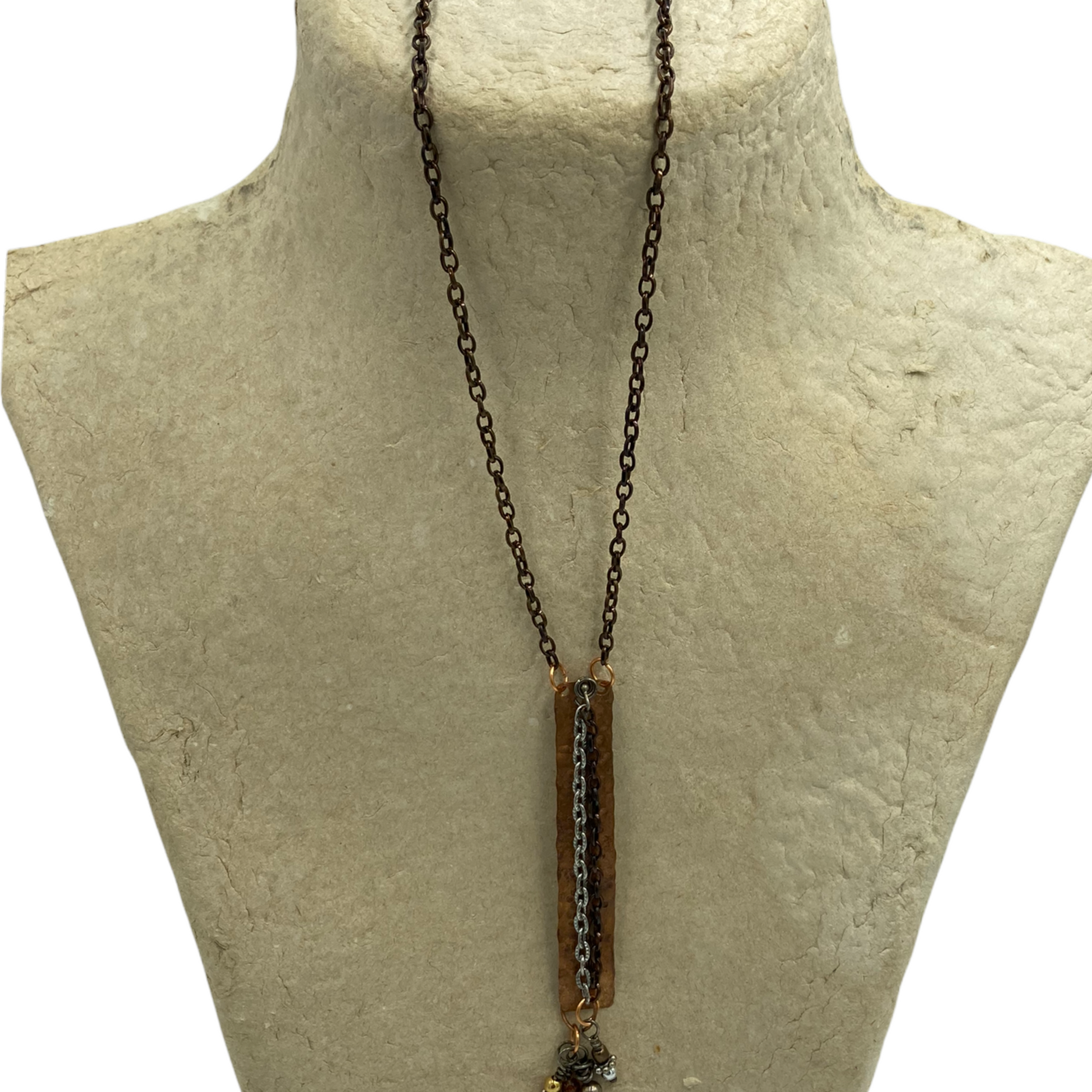 Copper Drop Chain Pendant New Mexico